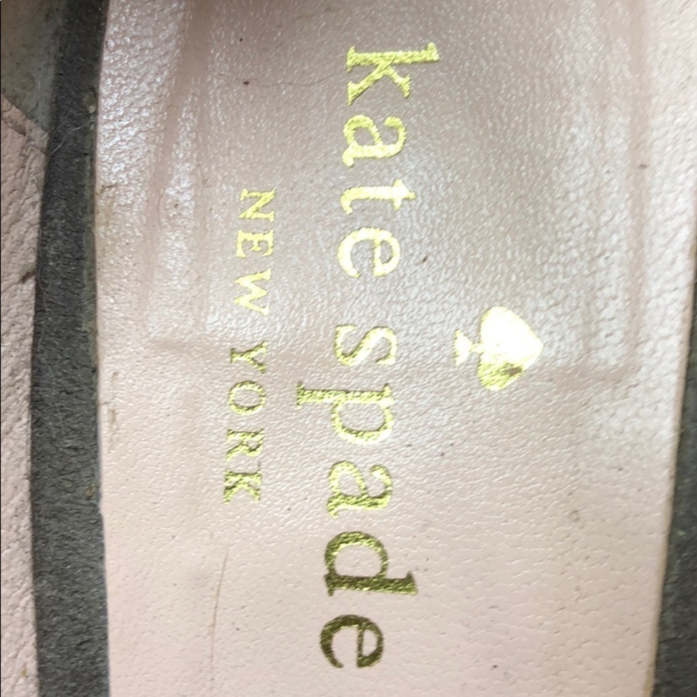 Kate Spade ♠️ light gray wedges sz 7 - Picture 3 of 7